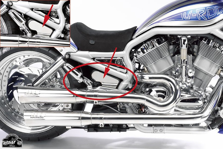 VRod® Tank Cover in Stainless SteelVR 000001