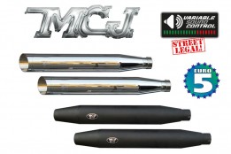 MCJ mechanisch verstellbare Töpfe für Harley original Krümmer