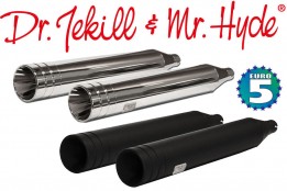 Jekill & Hyde electrically adjustable Mufflers for Harley original Down Pipes