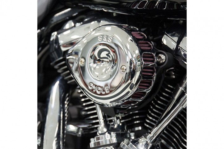 S&S Air Cleaner Teardrop "Mini" Chrome