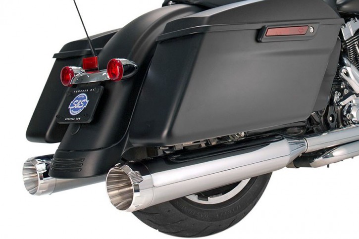 S&S Slip-On Mufflers "Chrome Thruster"