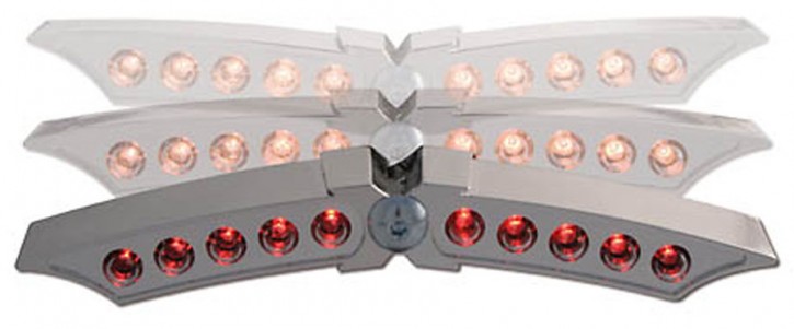 X-WING Tail Light, Chrome