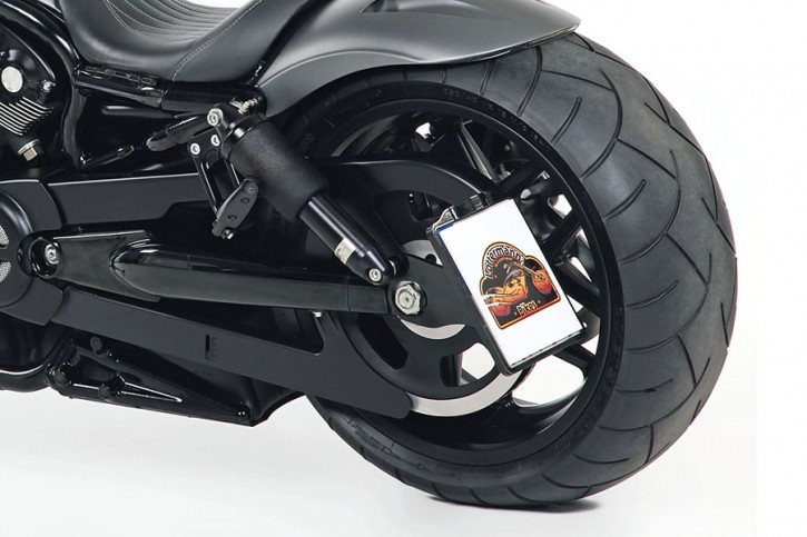Side License Plate Holder Alu "Inside