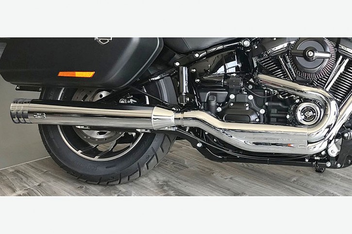 MCJ Muffler complete chrome