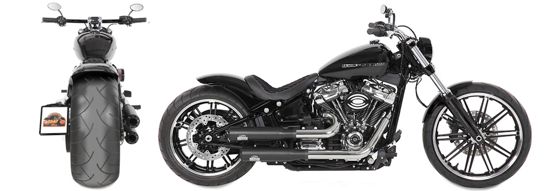 Harley Davidson Springer Starrahmen Odin Black Breakout Fatbob ab 2018 Softail 