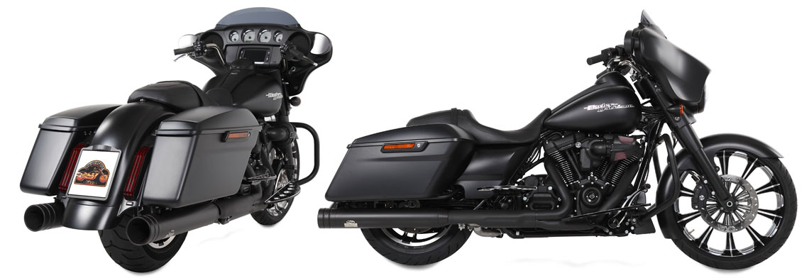 Fußrasten Set Schwarz f Harley Davidson Dyna Sportster XL Fatboy Heritage V-Rod