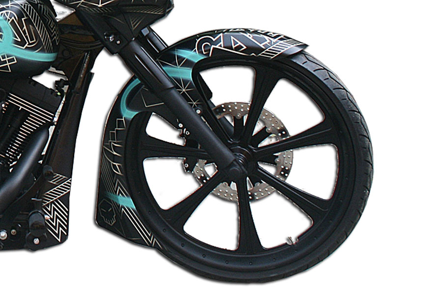 Bagger Frontfender Schutzblech für Harley Davidson mit 21" Rad