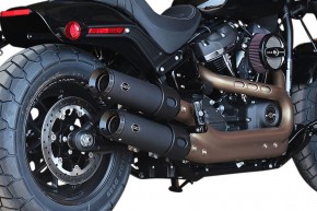 S&S Slip-On Mufflers Fat Bob Style