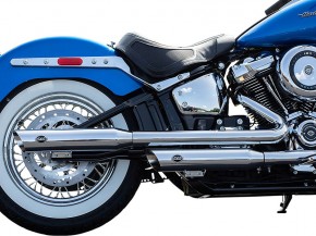 S&S Slip-On Mufflers slash cut Chrome