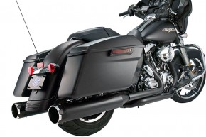 S&S Slip-On Mufflers "Black Thruster"