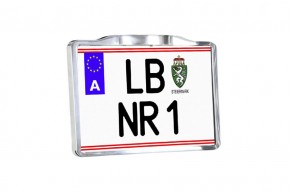 Side License Plate Holder Alu “Inside”