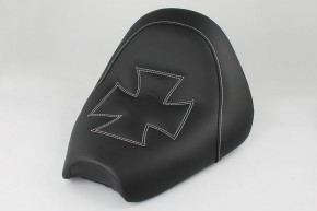 Leather Covering incl. Foam Cushioning, with Embroidered Stitching