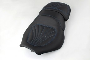 Leather Covering incl. Foam Cushioning, with Embroidered Stitching